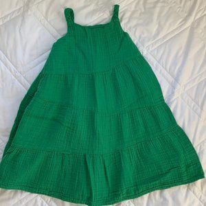 Baby Gap Green Gauze Dress. Size 4T.